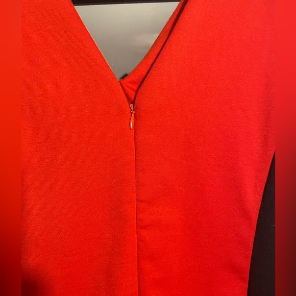 Vero Moda Red and Black Sheath Shift Style Dress - Size Medium - Picture 3 of 5